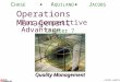 Quality Management Operations Management For Competitive Advantage C HASE A QUILANO J ACOBS ninth edition Chapter 7