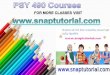 PSY 490 Apprentice tutors/snaptutorial