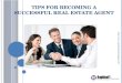 Tips for Becoming a Successful Real Estate Agent