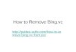 How to Remove Bing.vc