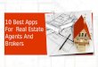 Top 10 apps for real estate agents