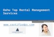 Oahu Top Rental Management Services by