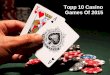 Topp 10 Casino Games Of 2015