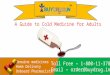 A Guide to Cold Medicine for Adults