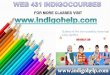 WEB 431 Courses Tutorial / indigohelp