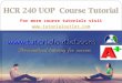 HCR 240 UOP course tutorial/tutorialoutlet