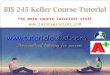 BIS 245 KELLER  Course Tutorial / Tutorialoutlet