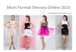 Newest short formal dresses online sale in 2015