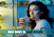 Best ways to Lose Weight