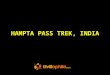 Hampta Pass Trek, India