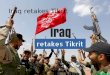 Iraq retakes Tikrit