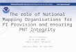 The role of National Mapping Organisations for PI Provision and ensuring PNT Integrity