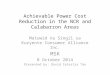 Achievable  Power Cost Reduction in the NCR and  Calabarzon  Areas