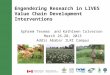Engendering Research in LIVES  Value Chain Development Interventions