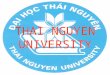 THAI NGUYEN UNIVERSITY
