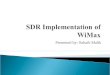 SDR Implementation of  WiMax