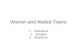 Women and Walled Towns