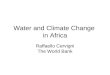 Water and Climate Change  in Africa