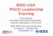 IEEE-USA  PACE Leadership Training