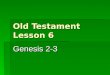 Old Testament Lesson 6