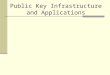 Public Key Infrastructure and Applications