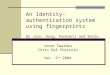 An Identity-authentication system using fingerprints By Jain, Hong, Pankanti and Bolle