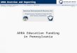 ARRA Education Funding  in Pennsylvania