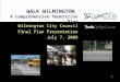 WALK WILMINGTON A  Comprehensive Pedestrian Plan