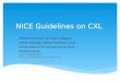 NICE Guidelines on CXL