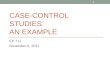 Case-Control Studies: An Example