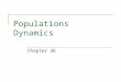 Populations Dynamics