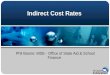 Indirect Cost Rates