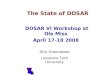 The State of DOSAR