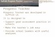 Progress Tracker Progress Tracker was developed in Suffolk LA. It is designed to