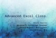 Advanced Excel Class