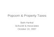Popcorn & Property Taxes