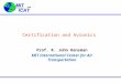 Certification and Avionics