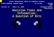 Decision Trees and Information: A Question of Bits