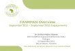 FANRPAN Overview  September 2011 – September 2012 Engagements
