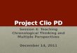 Project Clio PD