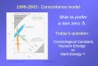 1998-2003 : Concordance model