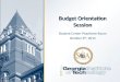Budget Orientation Session