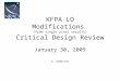 KFPA LO Modifications  (from single pixel results) Critical Design Review
