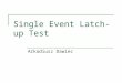Single Event Latch-up Test