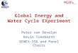 Global Energy and Water Cycle EXperiment