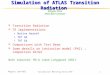 Simulation of ATLAS Transition Radiation