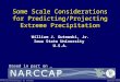 Some Scale Considerations for Predicting/Projecting Extreme Precipitation