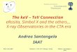 The keV – TeV Connection eRosita, Simbol X and the others…  X-ray Observatories in the CTA era
