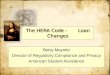 The HERA Code -       Loan Changes
