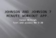 Johnson and Johnson 7 minute workout app